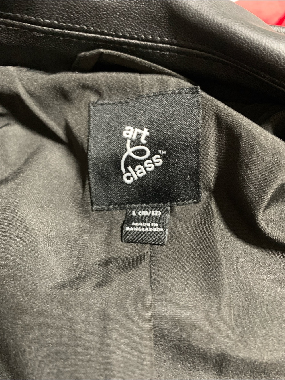 art class Black Interior Label Jacket
